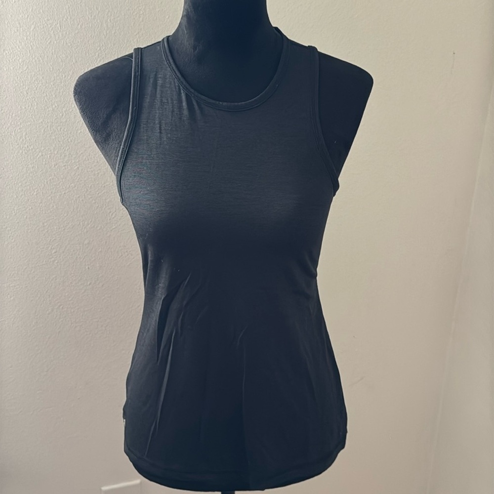 Ideology black keyhole back sleeveless tank top Sz XS